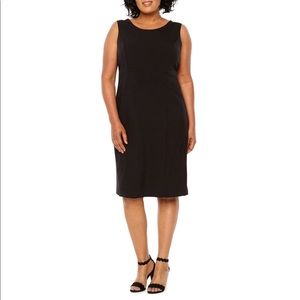 Black Label by Evan-Picone Sleeveless Sheath Dress